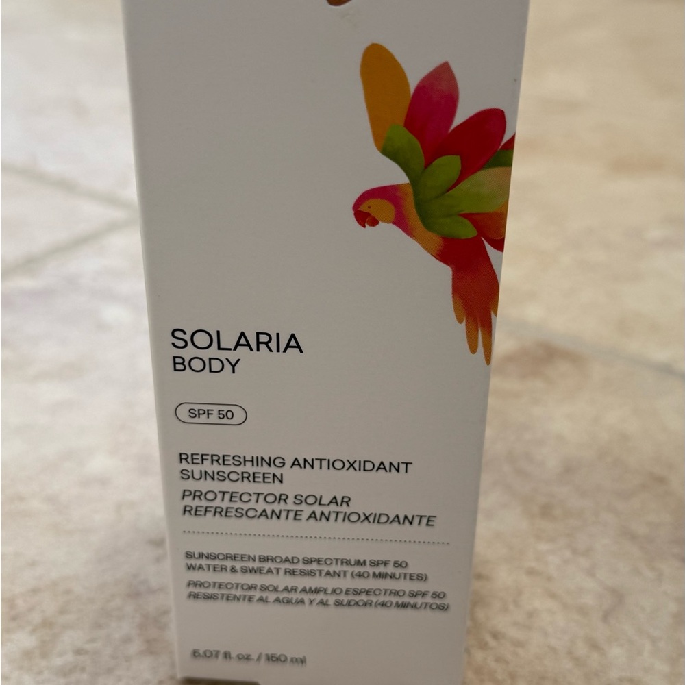 Solaria Body SPF 50 Refreshing Antioxidant Sunscreen - White